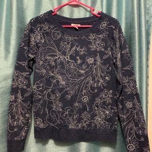 Old Navy floral print sweater